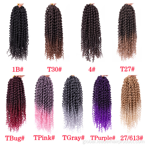 Senegalese Twist Crochet Hair Ombre Braid Pre Twisted Senegalese Curly Synthetic Hair Factory